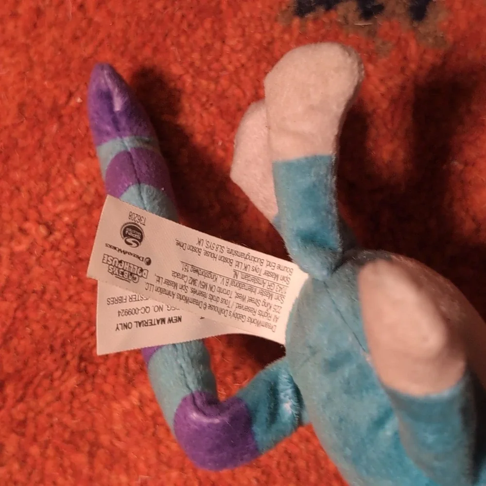 Spin Master Gabby's Dollhouse MerCat Plush Toy T36208 Blue Purple White